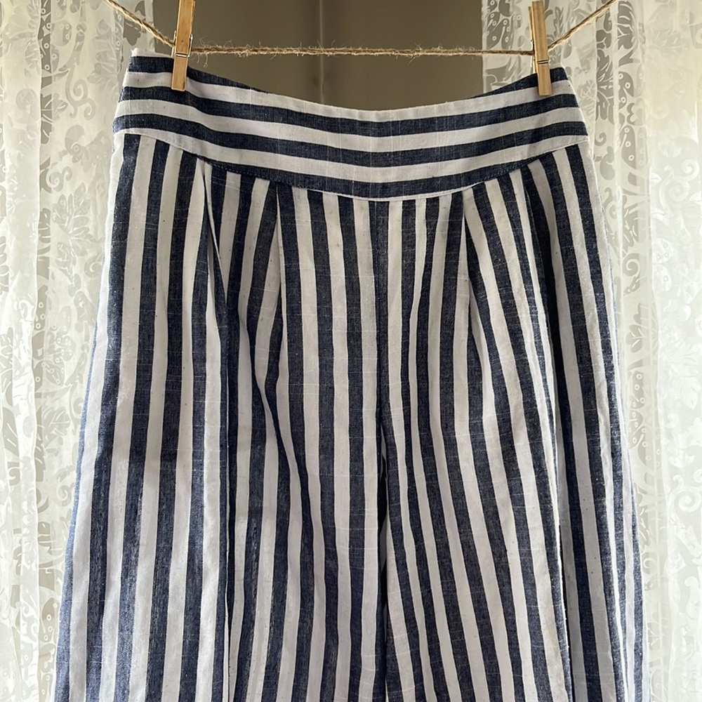 Striped Linens Pants - Picture 2 of 2